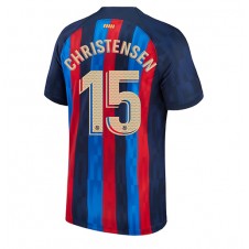 Barcelona Andreas Christensen #15 Hemmatröja 2022-23 Korta ärmar